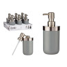 SILVER GREY SOAP DISPENSER 350ML