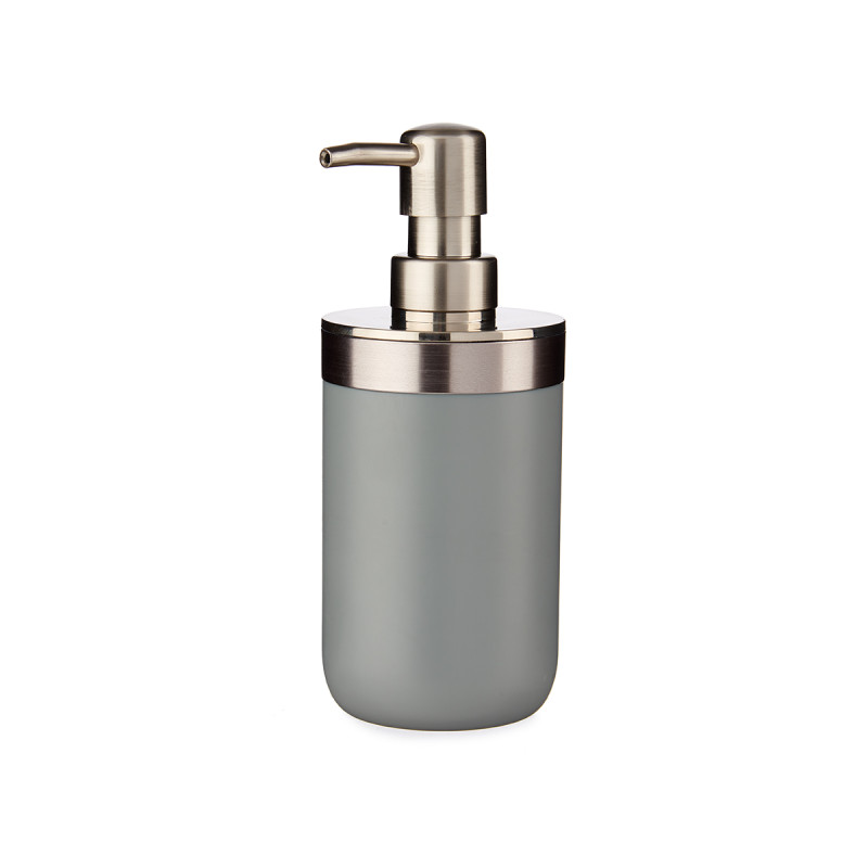 SILVER GREY SOAP DISPENSER 350ML