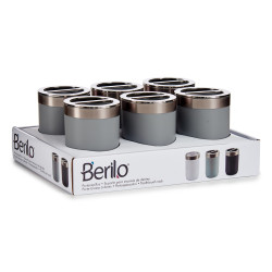 PORTASPAZZOLINO ARGENTATO GRIGIO