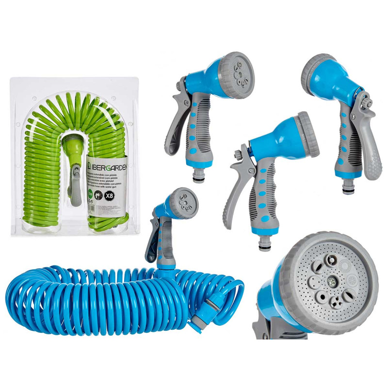 COIL HOSE 15M WITH 8 NOZZLES 