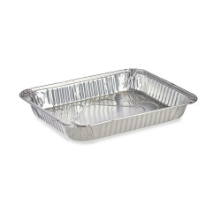 SET OF 3 RECTANGULAR ALUMINIUN TRAYS BIG