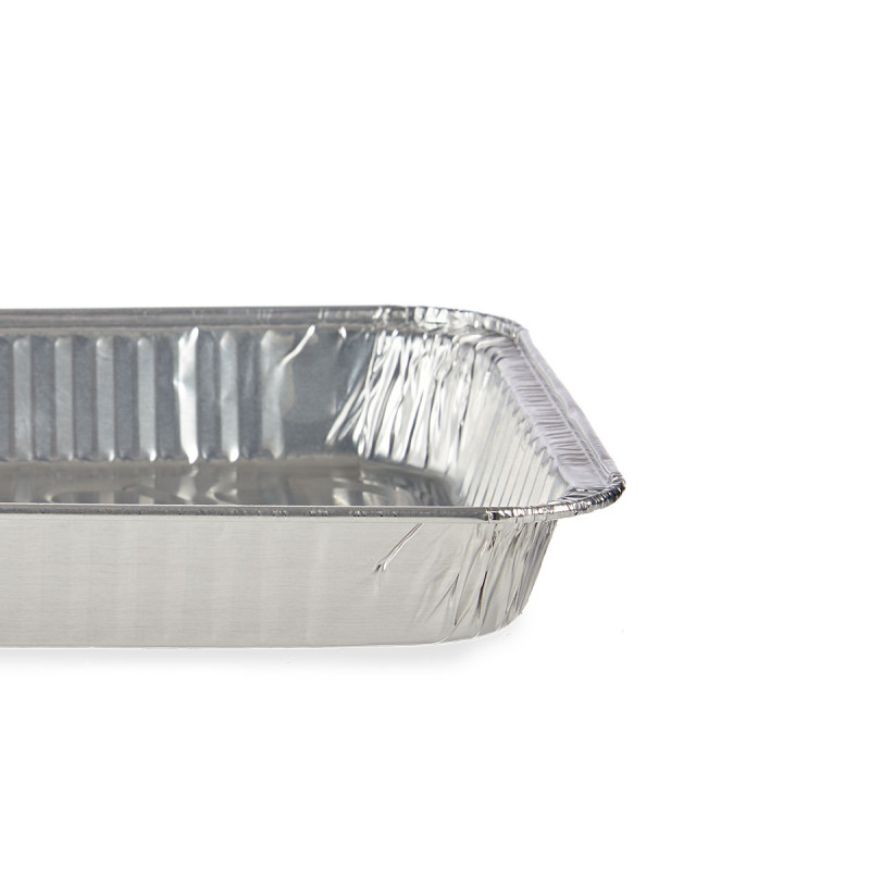 SET OF 3 RECTANGULAR ALUMINIUN TRAYS BIG