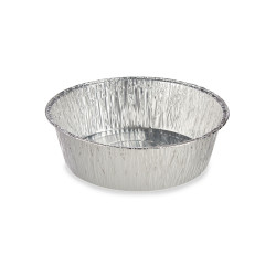 SET OF 2 BIG ROUND ALUMINIUN TRAYS