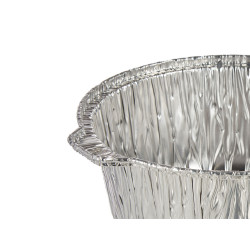 SET 2 CASSEROLES ALUMINIUM AVEC COUVERCLE MOYEN