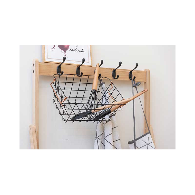 CONJ5 UTENSÍLIOS COZINHA SILICONE MADEIRA FAIA