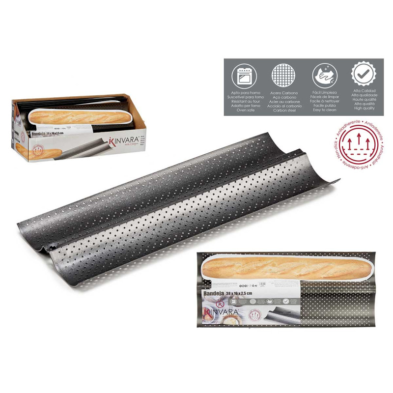 38CM BREAD METAL TRAY 