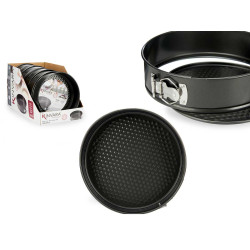 MOLDE REDONDA DE METAL AJUSTÁVEL 24CM 