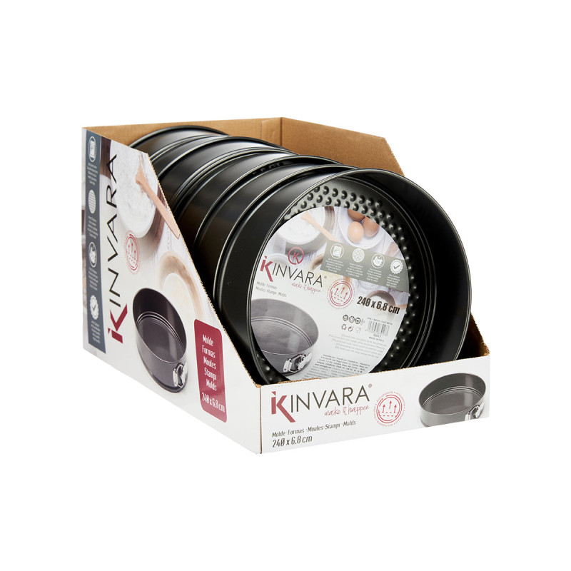 STAMPO ROTONDO METALLO REGOLABILE 24CM