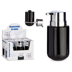 DOSEUR SAVON CERAMIQUE LARGE NOIR