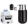 DOSEUR SAVON CERAMIQUE LARGE NOIR