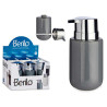 DOSIFICADOR JABON CERAMICA ANCHO GRIS