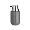 DOSIFICADOR JABON CERAMICA ANCHO GRIS