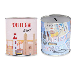SALVADANAIO METALLO 1K PORTOGHESE AS 2