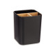 SQUARE ORGANISER 3 COMPARTMENTS BAMBOO BLACK
