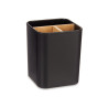 SQUARE ORGANISER 3 COMPARTMENTS BAMBOO BLACK