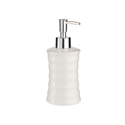 WAVES FORM WHITE BATHROOM DISPENSER 