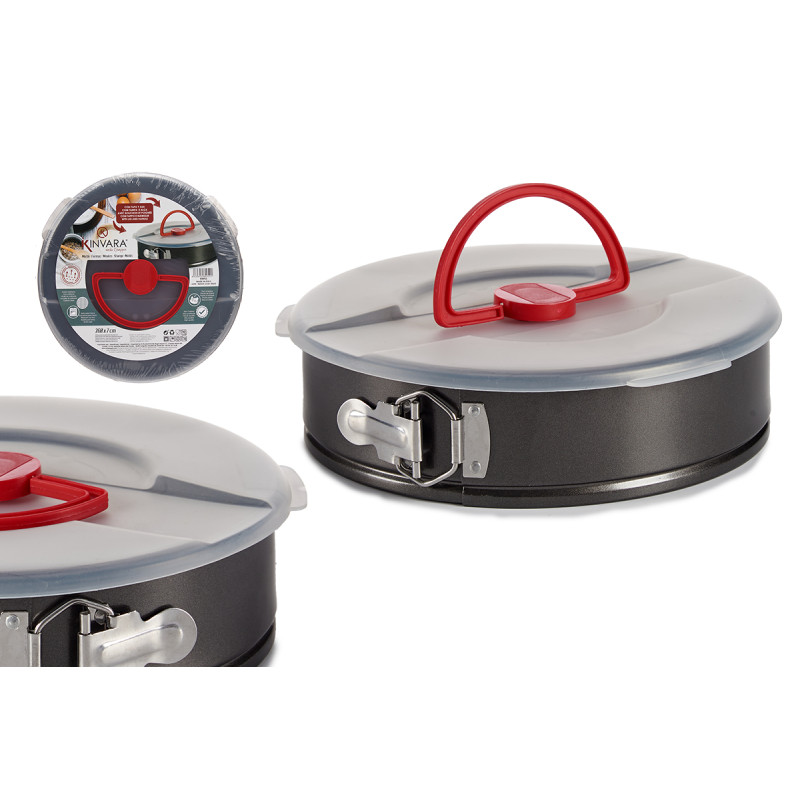 ROUND IRON TARTER MOULD WITH LID