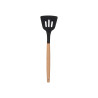 SPATULE EN SILICONE MANCHE EN BOIS NOIR
