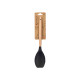 BLACK SOUP SPOON WITH WOODEN HANDLE BLACK SOUP SPOON WITH WOODEN HANDLE