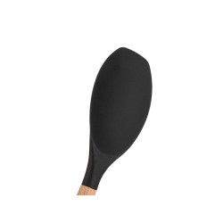 CUCCHIAIO ZUPPA NERO ZUPPA MANICO LEGNO 