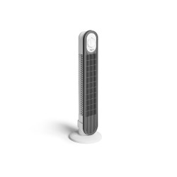 VENTOINHA DE COLUNA GIRATORIA 45W BRANCA CINZENTA