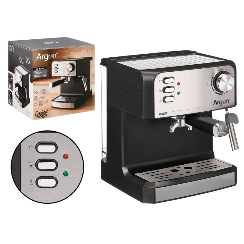 CAFETERA BRAZO 20 BARES 1,6L 850W