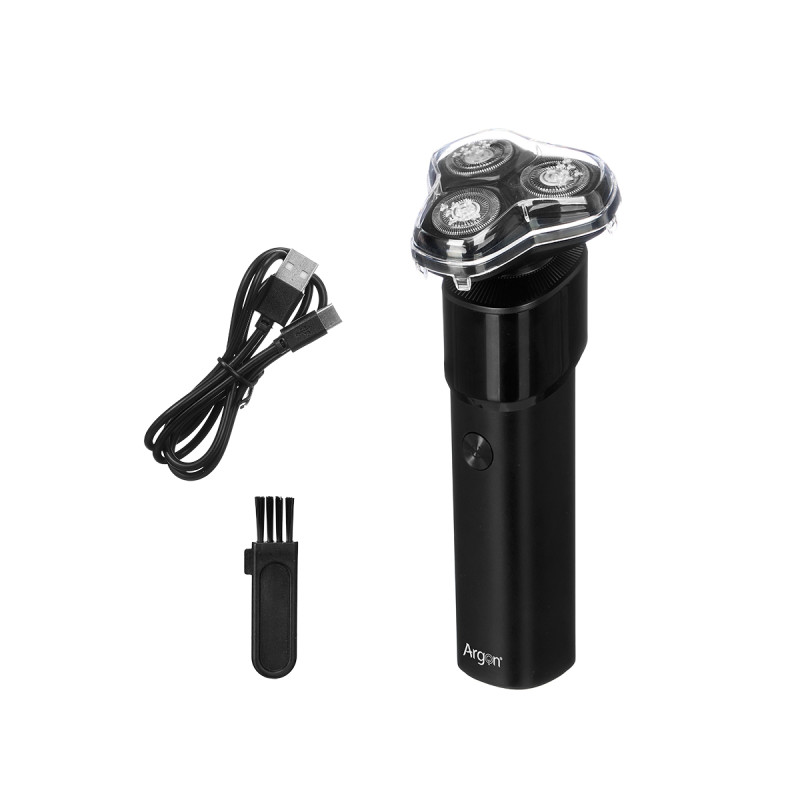 BARBEADOR 3 CABECAS FORMA PRETA 500MAH USB