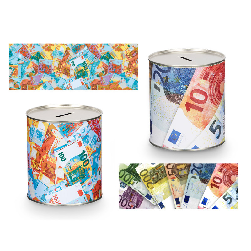 METAL MONEY BOX 1K NOTES ASSORTED 2 