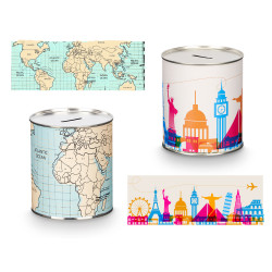 METAL MONEY BOX 1K TRIPS ASSORTED 2 