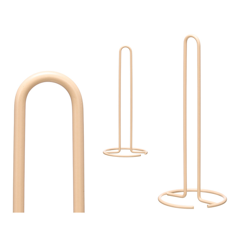 PORTAROTOLO ACCIAIO BEIGE