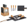 SLATE CHEESE BOARD WITH 3 KNIVES
