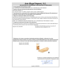 SET 12 VASSOI OVALI LEGNO MED