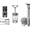 CHROME-PLATED COLOUR CORKSCREW 217GR