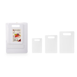 SET 3 CUTTING BOARDS WHITE