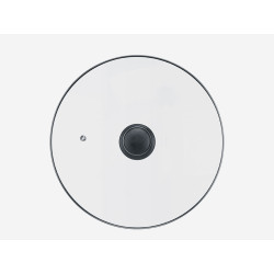 COPERCHIO CRISTALLO FILO ARGENTO 28CM