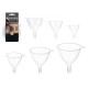 SET 3 TRANSPARENT FUNNEL