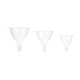 SET 3 TRANSPARENT FUNNEL