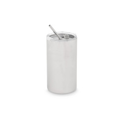 BICCHIERE CANNUCCIA TAPPO ACCIAIO INOX 600ML