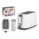 DOUBLE TOASTER MATT WHITE 750W