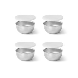 SET 4 BOLES CON TAPA 130ML