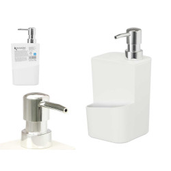 DISPENSADOR SOPORTE ESPONJA BLANCO 650ML