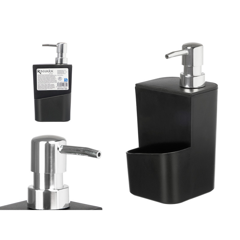 DISPENSER PORTASPUGNA NERO 650ML