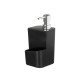 BLACK SPONGE HOLDER DISPENSER 650ML