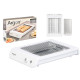 GRILLE-PAIN RECTANGULAIRE BLANC PLAT 600W