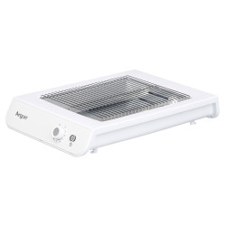 GRILLE-PAIN RECTANGULAIRE BLANC PLAT 600W