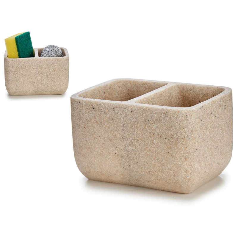 SUPORTE PARA ESPONJA EFEITO PEDRA 