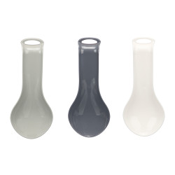 PLASTIC SPOON HOLDER MIX 3 NEUTRAL COLOUR