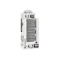 ESCORREDOR PLASTICO 2 ANDARES RATTAN BRANCO