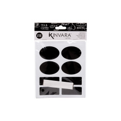 SET 16 ETICHETTE LAVAGNA E GESSO