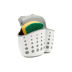 BATHROOM HANGING PLASTIC BASKET WHITE GR